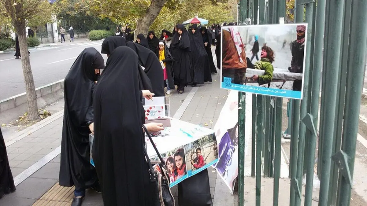 کمپین با کودکان حرم  برگزار شد