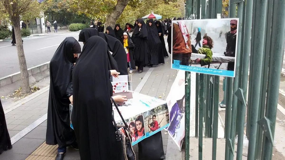 کمپین با کودکان حرم  برگزار شد