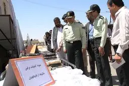 کشف بزرگ‌ترین محموله مرفین کشور در عملیات پلیس کرمان