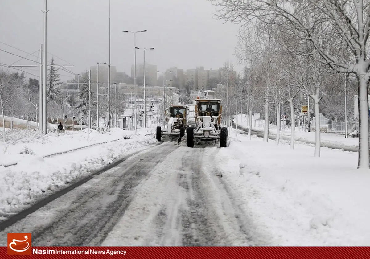 بارش برف در محورهای استان‌های مازندران، گیلان و زنجان