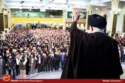 گزارش تصویری:: دیدار دانش‌آموزان و دانشجویان با رهبر معظم انقلاب