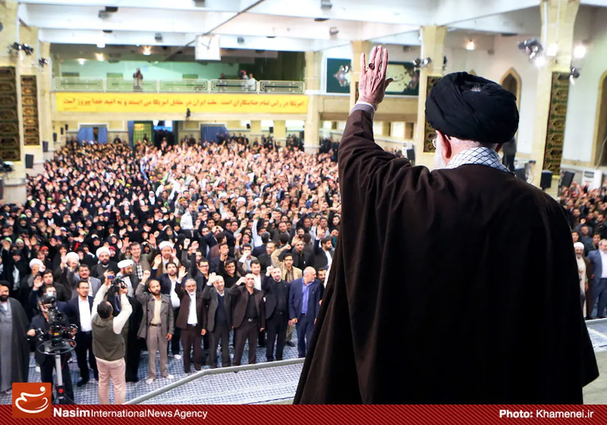 گزارش تصویری:: دیدار دانش‌آموزان و دانشجویان با رهبر معظم انقلاب