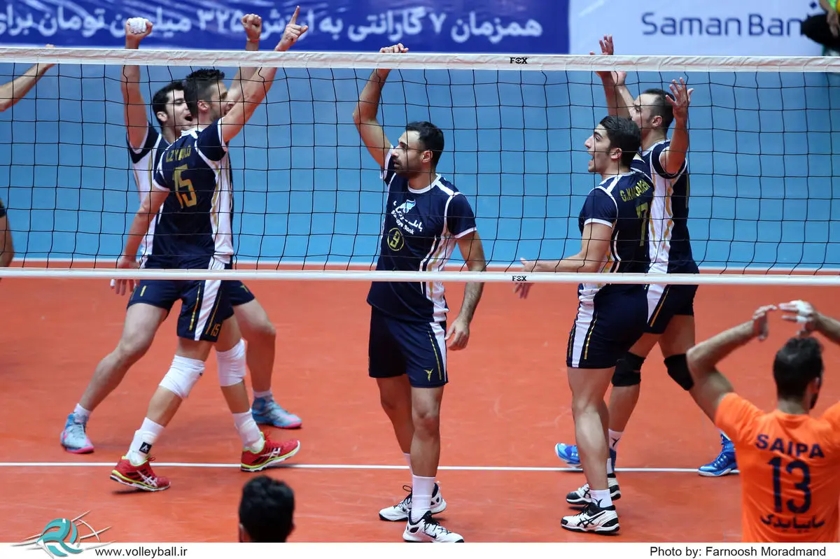 بانک سرمایه در هفته پنجم لیگ برتر والیبال پیروز شد
