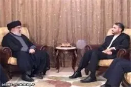 امیرعبداللهیان با سید حسن نصرالله دیدار کرد
