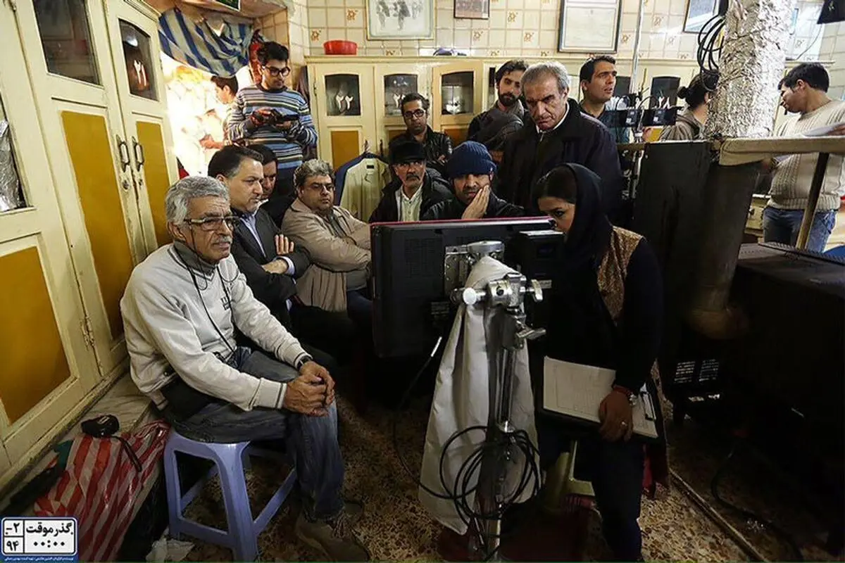مدیرعامل فارابی از پشت صحنه فیلم "گذر موقت" دیدن کرد