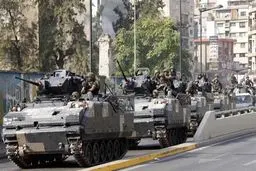 حملات هوایی و توپخانه‎ای لبنان به مواضع تروریست‎ها در مرز سوریه