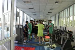 گزارش تصویری:: تمرین نوبت صبح تیم‌ فوتبال امید در دوبی