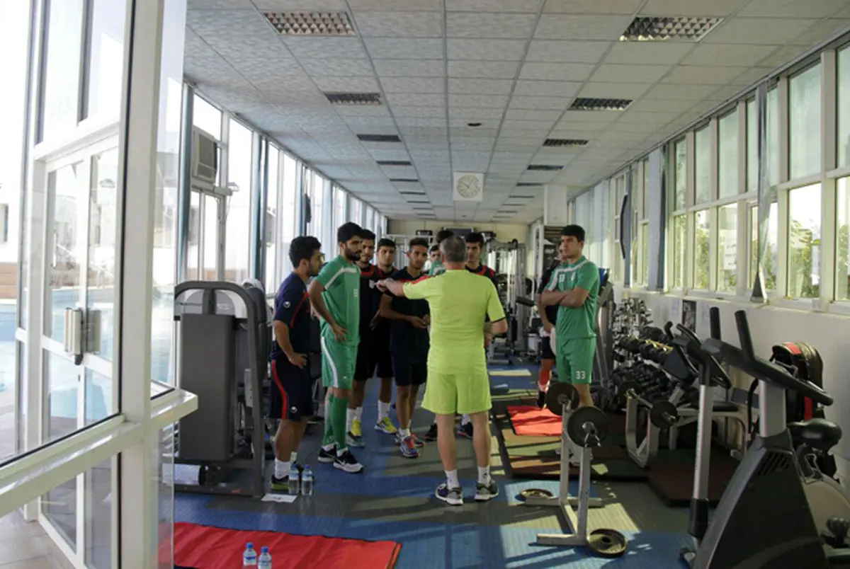 گزارش تصویری:: تمرین نوبت صبح تیم‌ فوتبال امید در دوبی