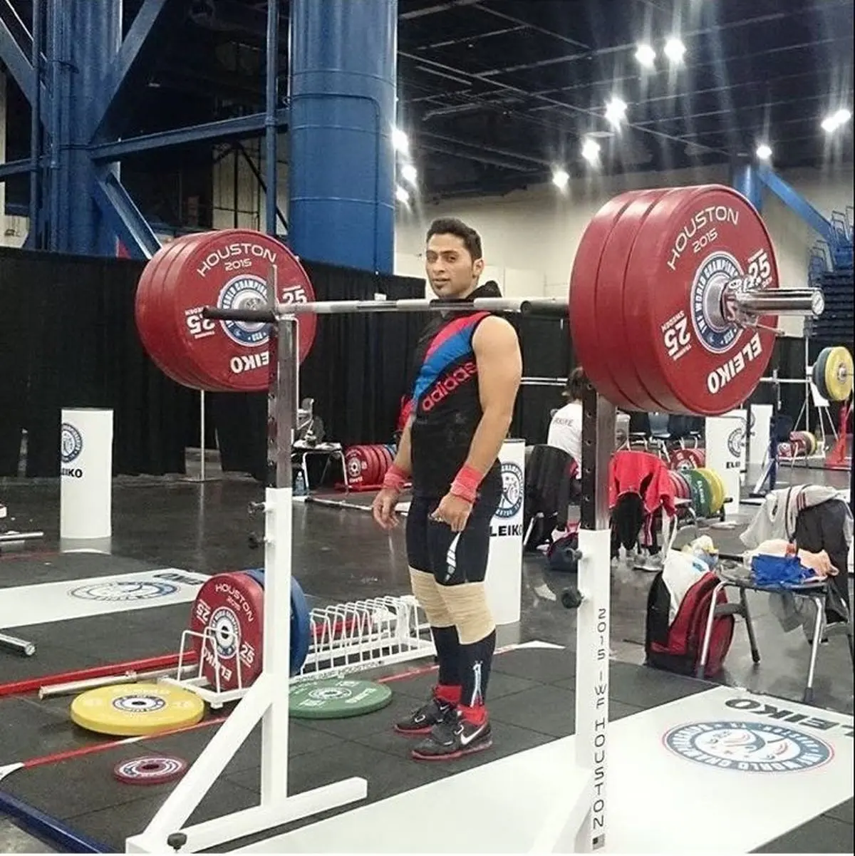 وزنه‌برداران ایران در "هیوستن" تمرین کردند