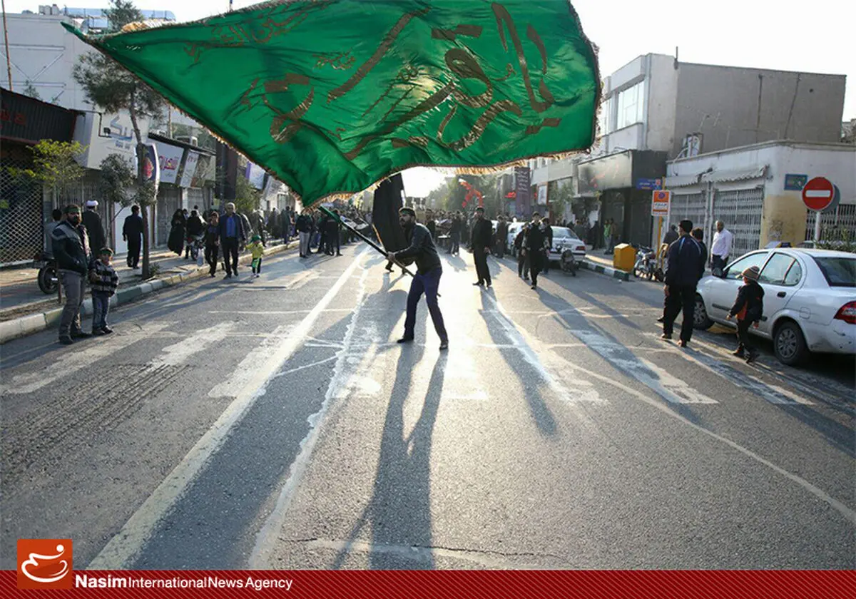 گزارش تصویری:: عزاداری هفتم صفر، سالروز شهادت امام مجتبی(ع) در قم