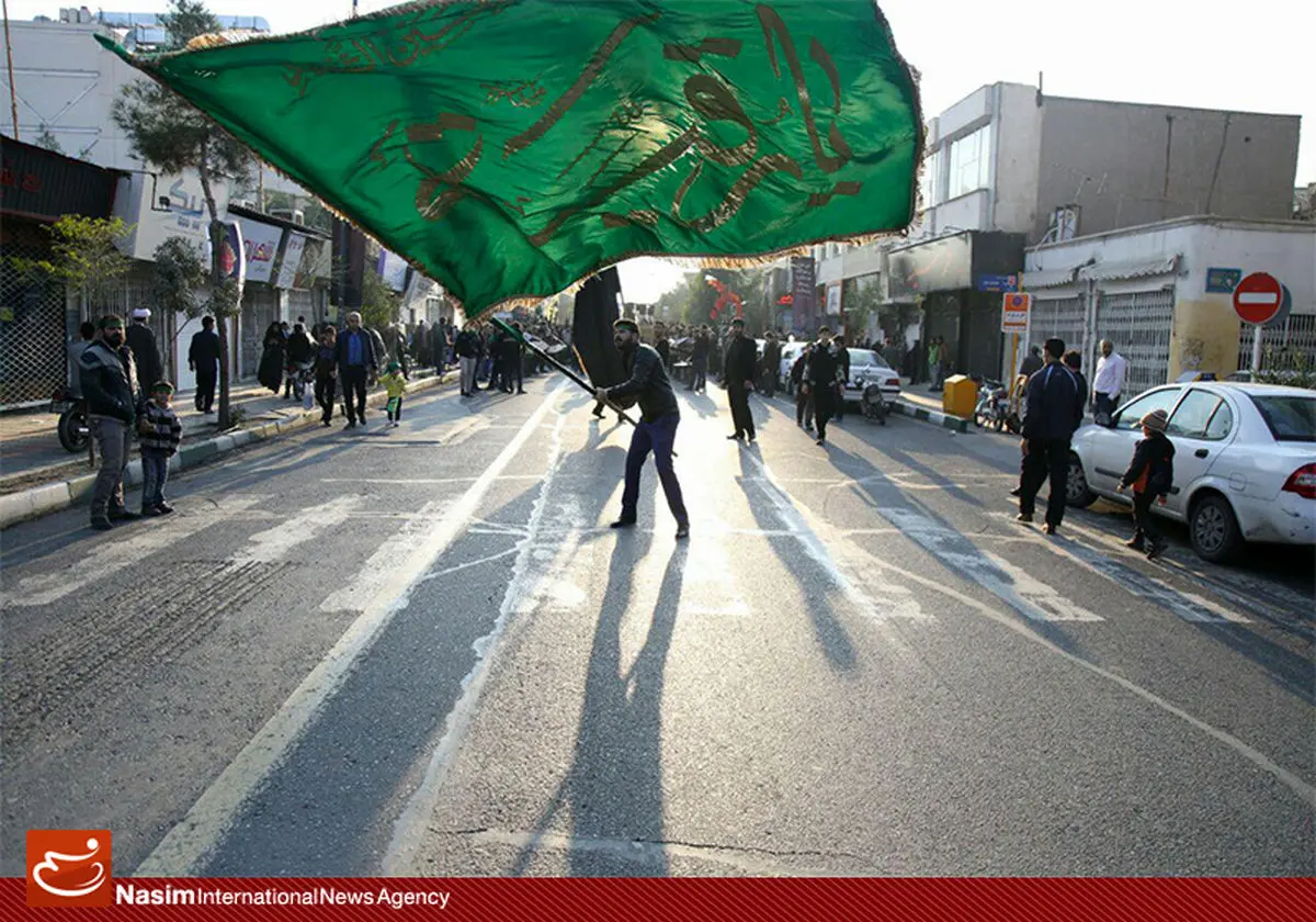 گزارش تصویری:: عزاداری هفتم صفر، سالروز شهادت امام مجتبی(ع) در قم