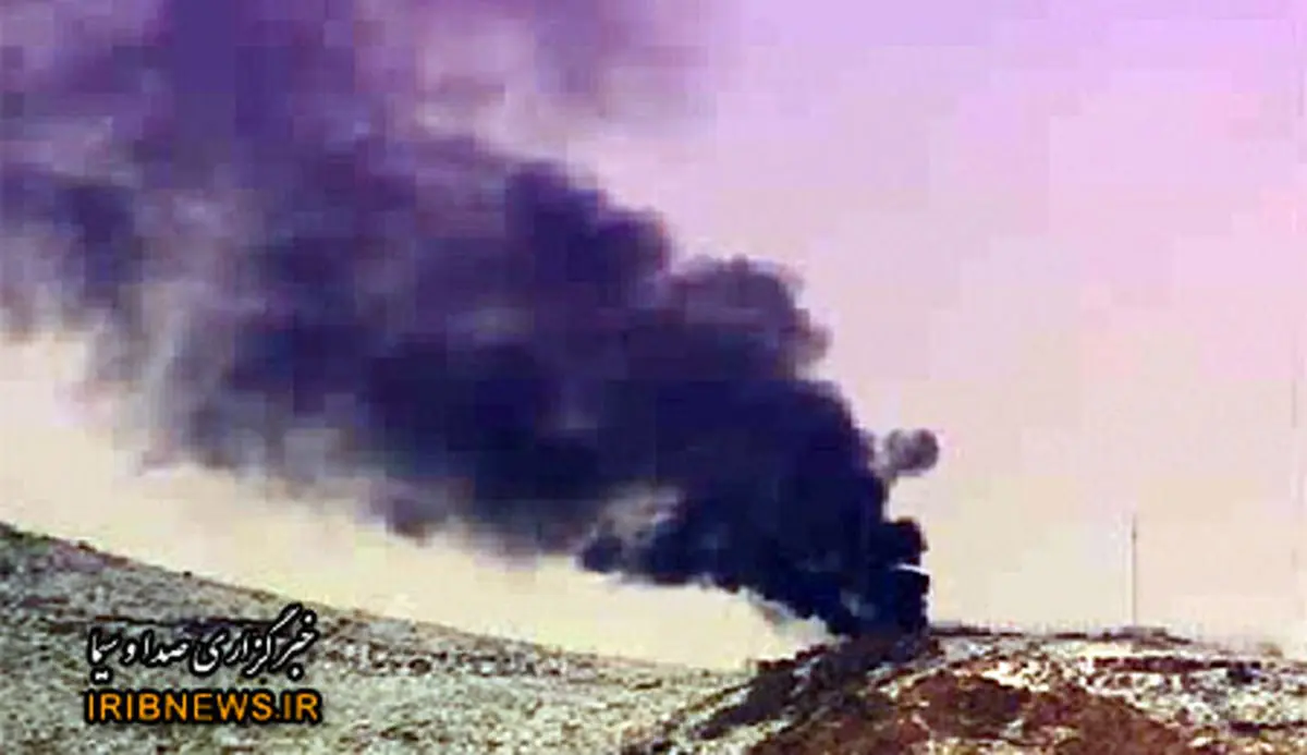 تانکر سوخت ناجا در ارتفاعات توچال تهران آتش گرفت