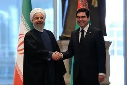 استقبال رسمی روحانی از رئیس جمهور ترکمنستان