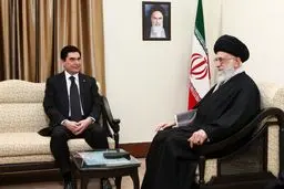 رئیس‌جمهور ترکمنستان با رهبر معظم انقلاب دیدار کرد
