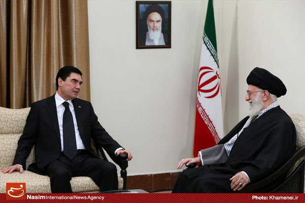 عکس خبری:: دیدار قربانقلی بردی محمداف، رئیس‌جمهور ترکمنستان با رهبر معظم انقلاب