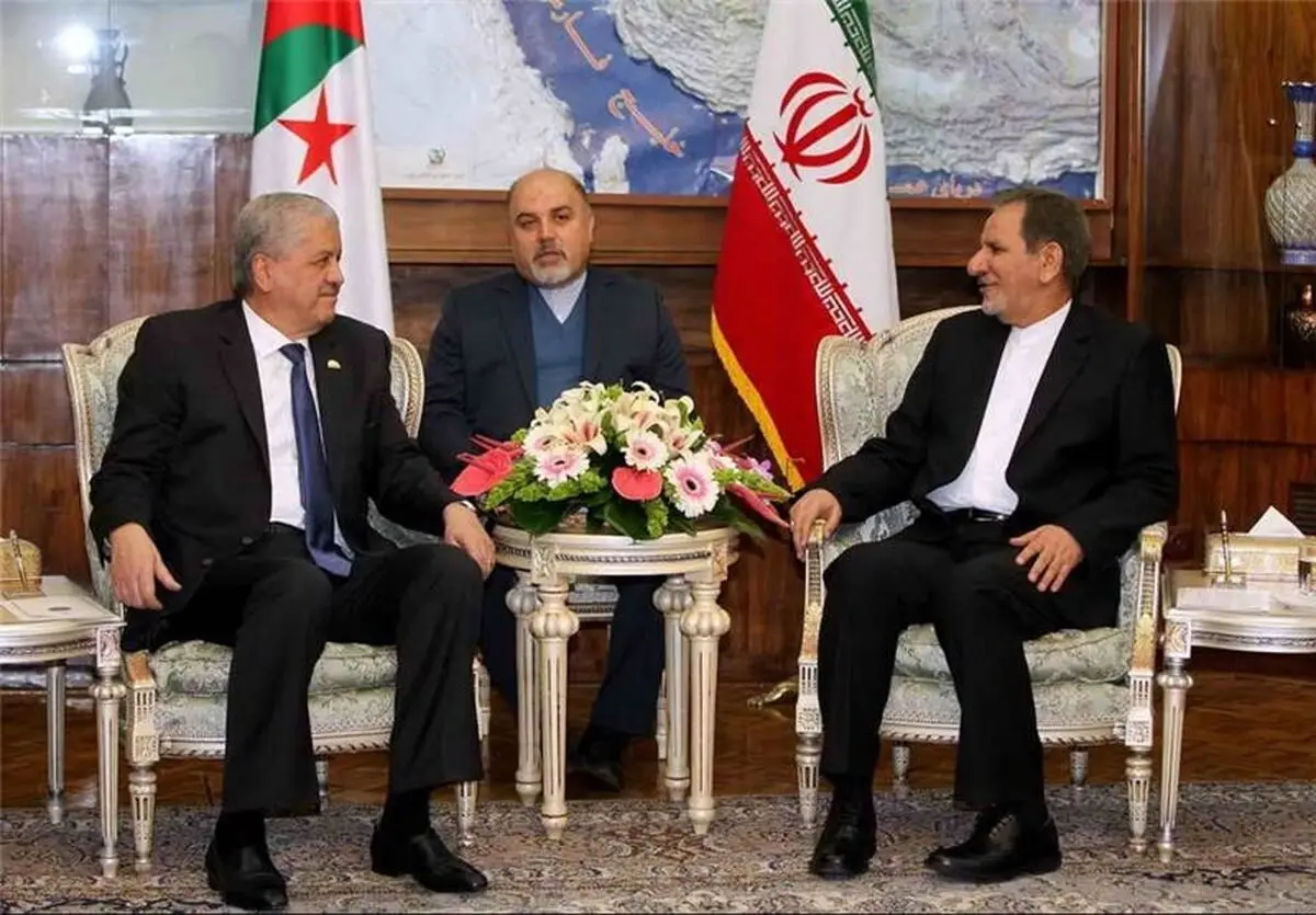 جهانگیری: رایزنی تهران و الجزایر می‌تواند در رفع بحران های موجود در منطقه کارساز باشد