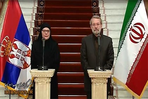 روسای مجالس ایران و صربستان دیدار کردند
