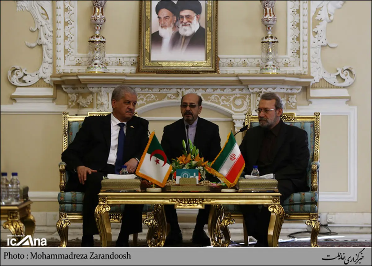 لاریجانی: مواضع ایران و الجزایر در صحنه بین‌المللی به هم نزدیک است