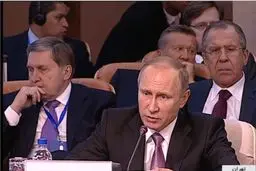 پوتین: تا سال ۲۰۳۵ ۸۵۵میلیارد متر مکعب گاز تولید می‌کنیم