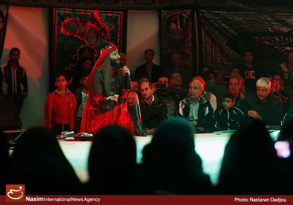 گزارش تصویری:: مراسم تعزیه‌‌خوانی "خاتون داغ دیده" در سعادت‌آباد