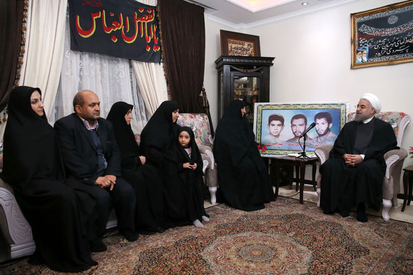 روحانی:  ایثارگری رزمندگان و شهدا در قلب ملت ایران جاودان است