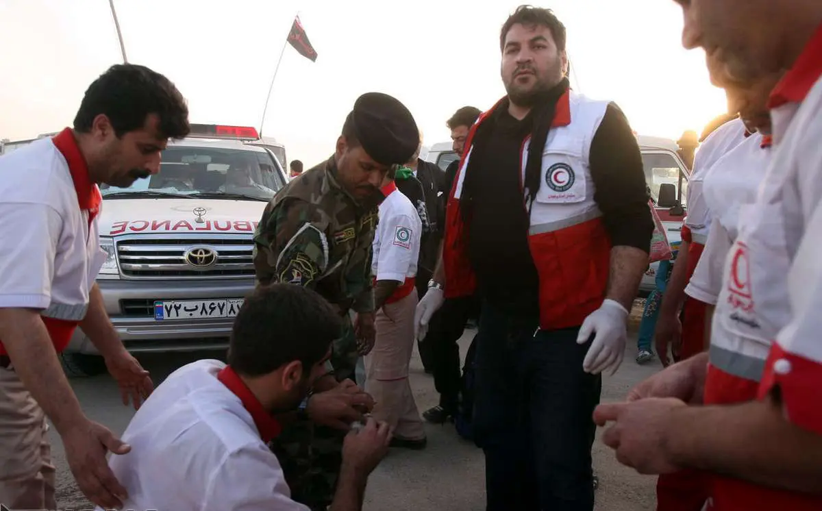 امداد‌رسانی هلا‌ل‌احمر به ۳۲ هزار ۵۷ نفر زائر اربعین