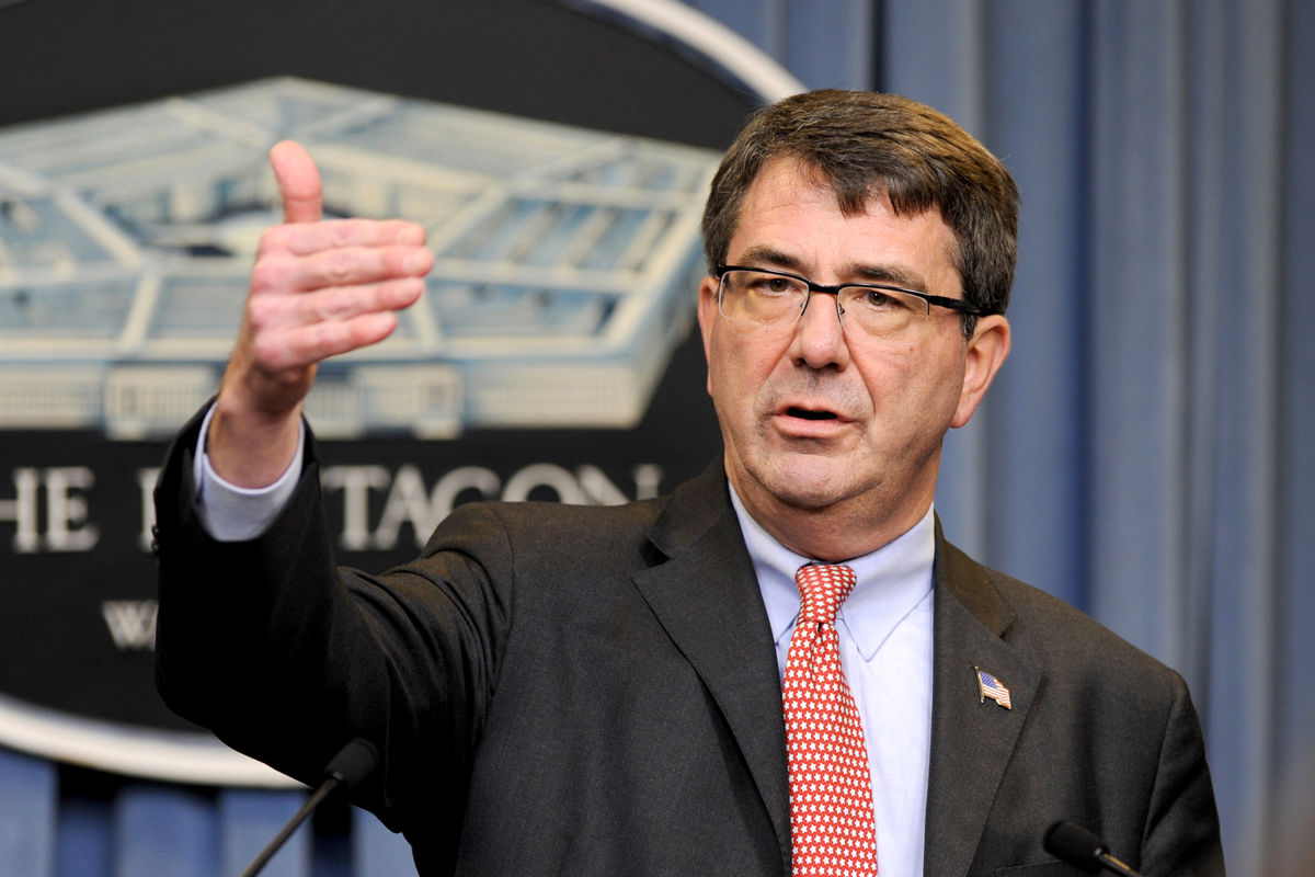 "اشتون کارتر" از تصمیم آمریکا برای انجام حملات یک‌جانبه در سوریه خبر داد