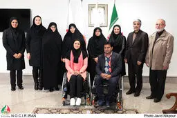 از سوی کمیته ملی المپیک از زهرا نعمتی تجلیل شد