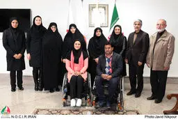 از سوی کمیته ملی المپیک از زهرا نعمتی تجلیل شد