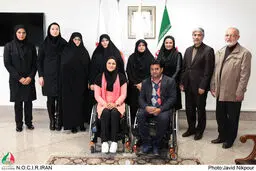 از سوی کمیته ملی المپیک از زهرا نعمتی تجلیل شد