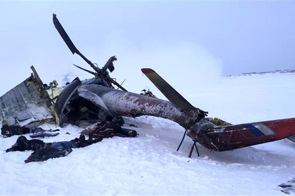 سقوط یک بالگرد دیگر روسیه این بار در سیبری