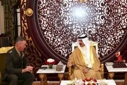 رئیس ستاد مشترک ارتش آمریکا با شاه بحرین دیدار کرد