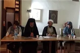 قرائت نامه مقام معظم رهبری در کلیسای رم