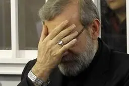 شرکت لاریجانی در مراسم عزاداری با حضور مراجع قم