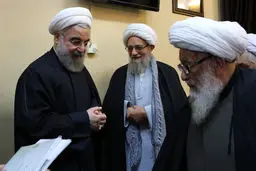 دیدار رئیس‌جمهور با دو تن از نمایندگان مردم  خراسان رضوی در مجلس خبرگان