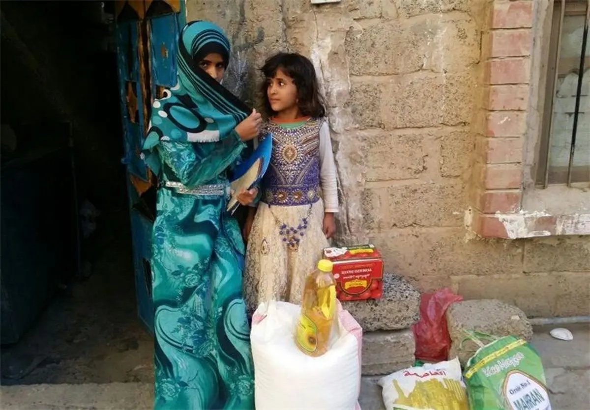 توزیع اولین بخش از کمک‌های مردمی ایران در یمن + تصاویر