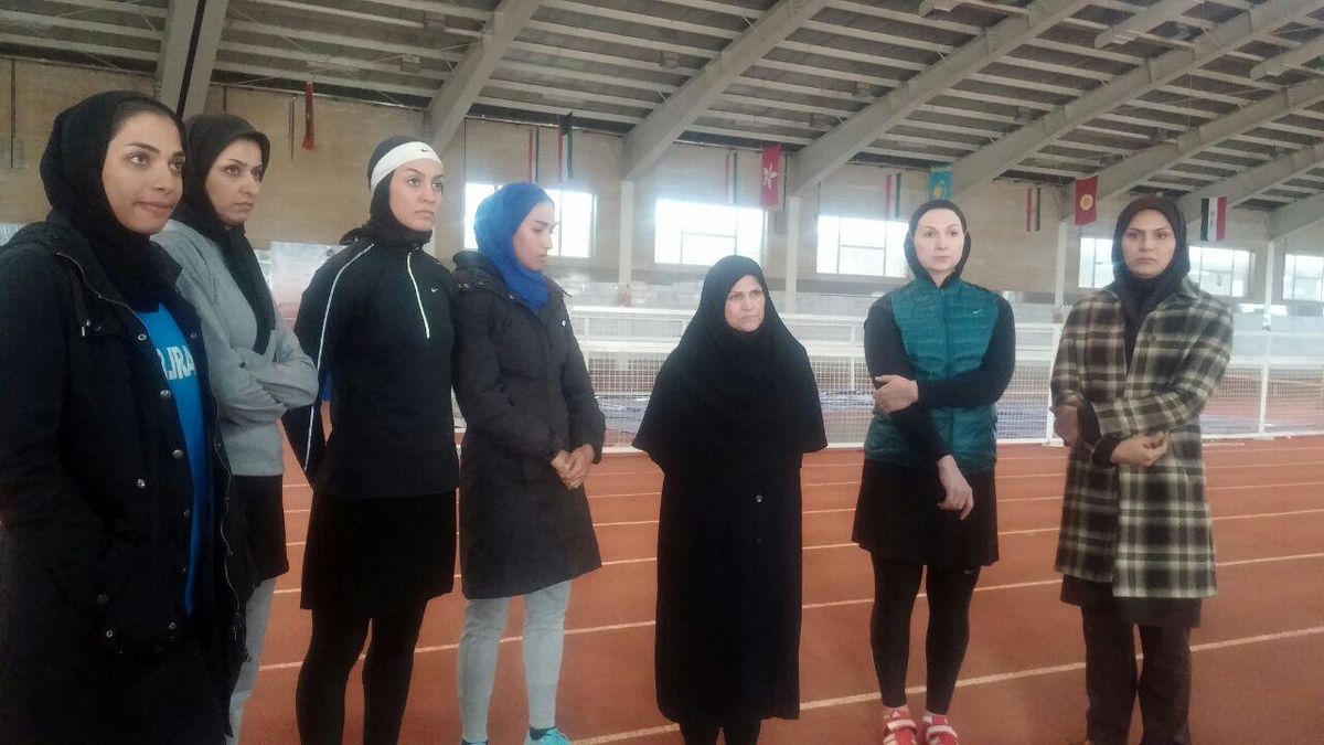 شهریان از اردوی تیم ملی دوومیدانی بازدید کرد
