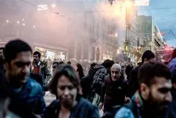 حمله پلیس به مخالفان حکومت نظامی در استانبول