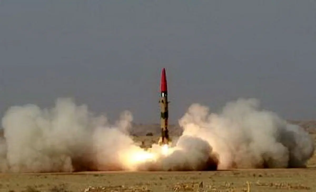 پاکستان یک موشک بالستیک را با موفقیت آزمایش کرد