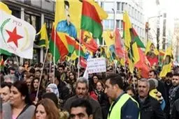 تظاهرات ۱۵ هزار نفری مخالفان اردوغان در آلمان