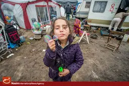 گزارش تصویری:: وضعیت اسف‌بار پناه‌جویان در فرانسه