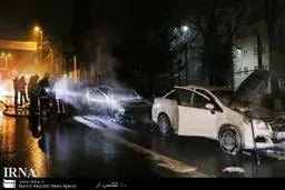 ۱۵ خودرو در استانبول به آتش کشیده شد