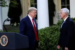 
ترامپ و پنس بالاخره با یکدیگر دیدار کردند
