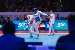 یک نقره دیگر برای تکواندوی ایران؛ حسین‌پور نایب‌قهرمان شد