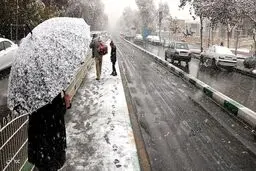 برف مدارس قم و البرز را غیرحضوری کرد