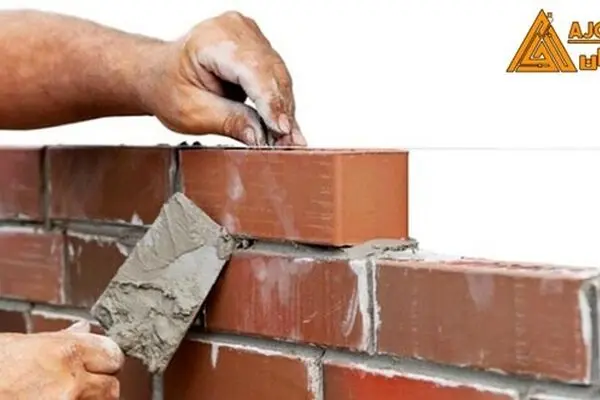 مقدار ملات در یک متر مربع دیوار آجر سفالی با کارشناسان ajorban