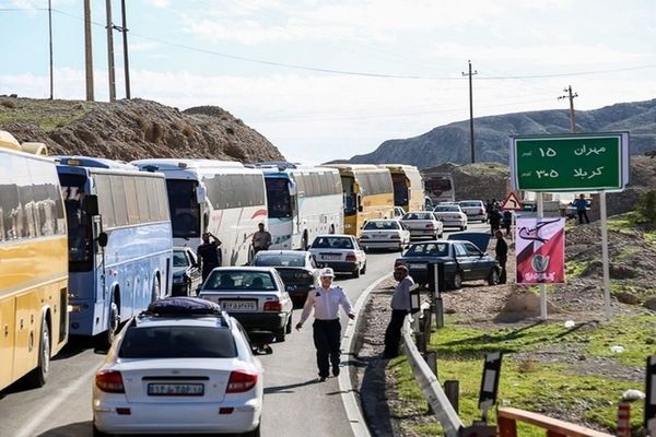 ترافیک سنگین به سمت مرز مهران رفع شده است