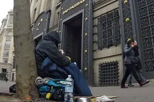 فیلم: صف گرسنگان در فرانسه!