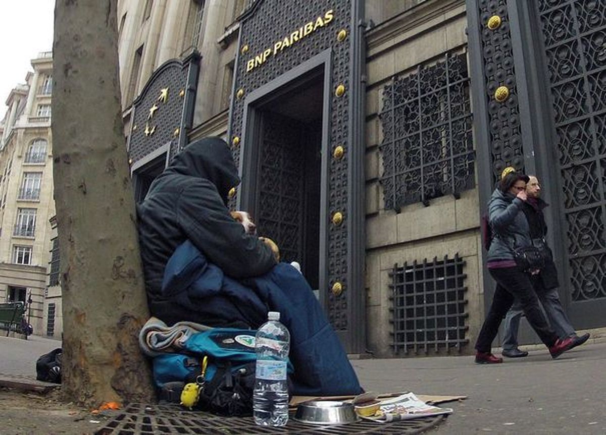 فیلم: صف گرسنگان در فرانسه!