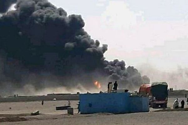 آتش سوزی در گمرک «فراه» در مرز ایران و افغانستان